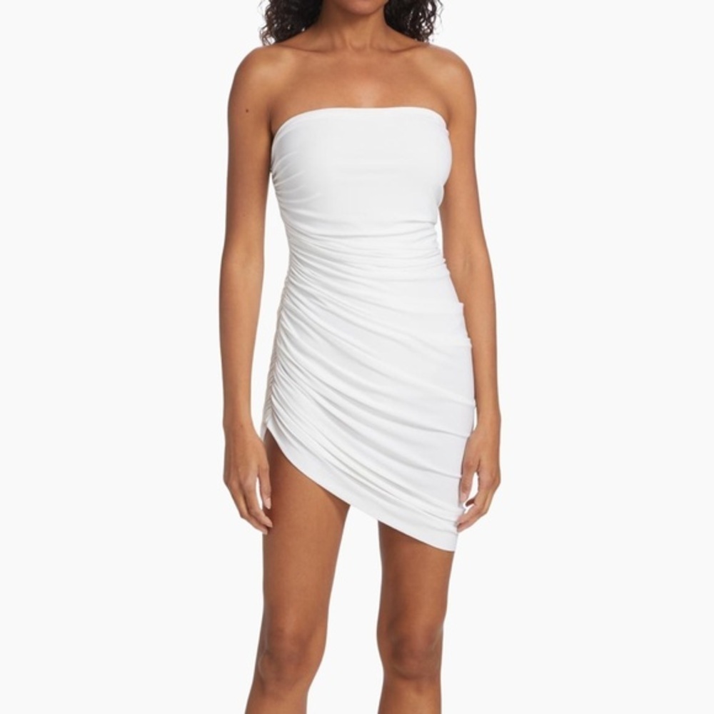 Norma Kamali Diana asymmetrical dress